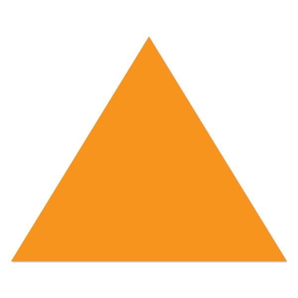 Ergomat 12in DuraStripe Supreme Arrow Head DuraStripe Orange, 15PK DSV-ARROWHEAD-12-O-KIT - main